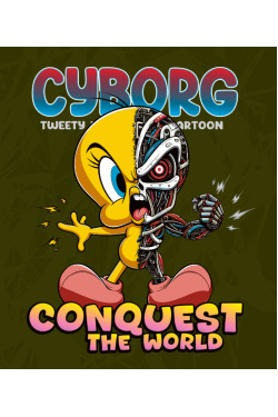 Ciborg Piolín Vector